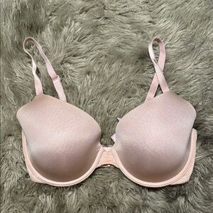 Victoria's Secret Uplift Semi Demi Pink Shimmer Bra